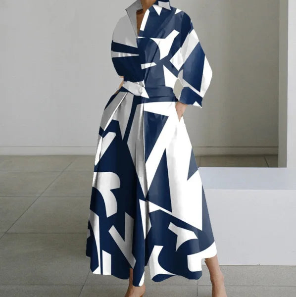 Oversized Swing Skirt in Various Colors and White Pattern Options - Himpall