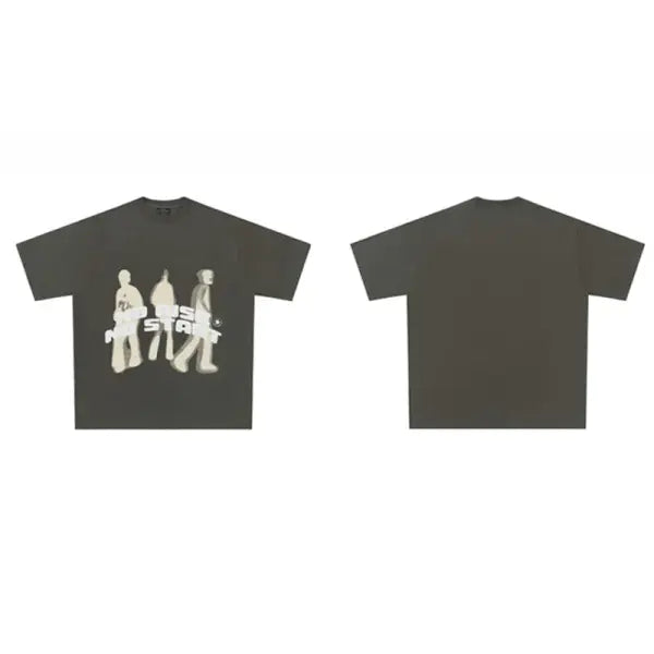 Oversized T Shirt Men Quick Drying Hip Hop T-Shirt Vintage 90s Streetwear Anime Harajuku Fashion Short Sleeve Top