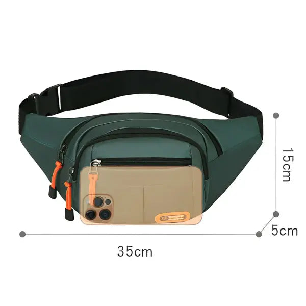 Oxford Waterproof Mobile Waist Bag Women Multifunctional Large