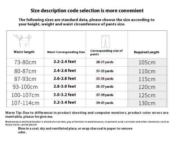 OYIFAN Men’s Genuine Leather Belt – Alloy Buckle Automatic Ratchet Belt - Himpall