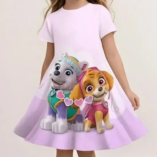 Paw Patrol Girls Summer Sundress Breathable Casual Beach Wear - LLBQ264401 / 140