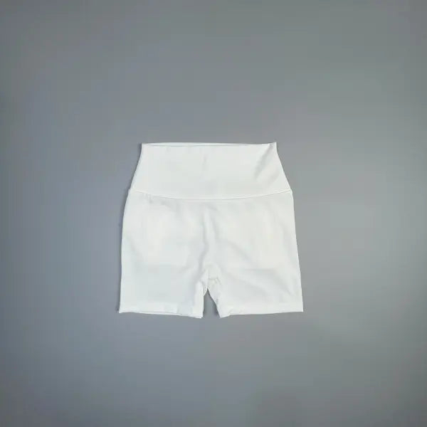 Peach Butt Fitness Shorts Women’s Exercise Three-Quarter Pants Cargo Air Dry Pocket Yoga Tight Lift Summer - white / L