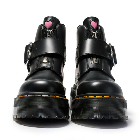 Peach heart fashion boots women zipper ankle boots