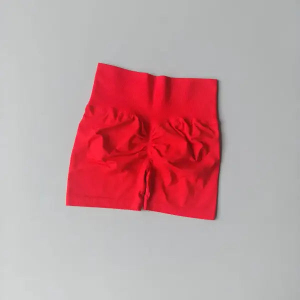Peach Hip Lifting Sports Shorts Women High Waist and Waist Tightening Slimming Running Hip Speed Drying Three Point