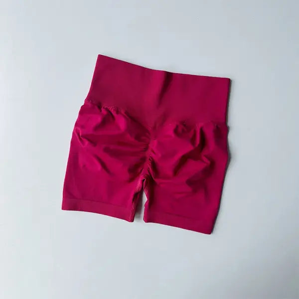 Peach Hip Lifting Sports Shorts Women High Waist and Waist Tightening Slimming Running Hip Speed Drying Three Point