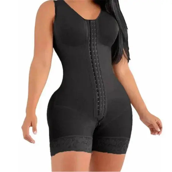 Perfect Silhouette Slimming Compression Garment for Full Body Coverage - black / XXXL