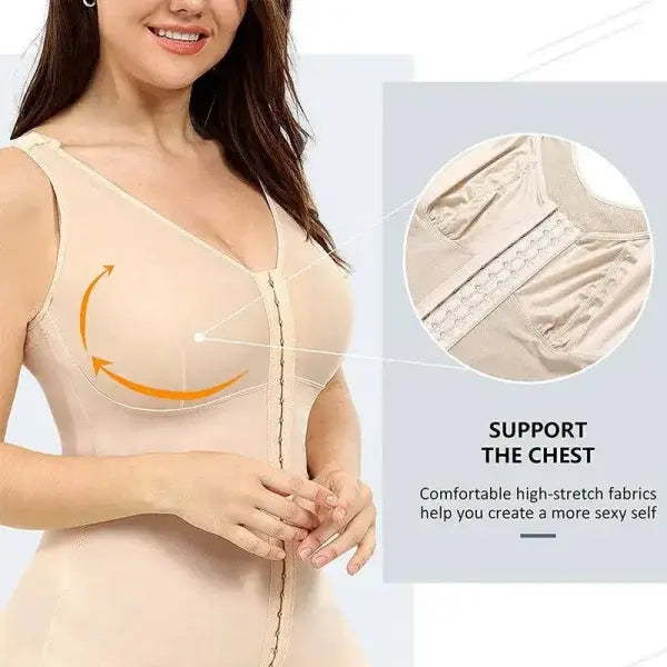 Perfect Silhouette Slimming Compression Garment for Full Body Coverage