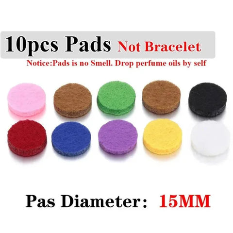 Aroma Diffuser Bracelet - 10pcs Pads