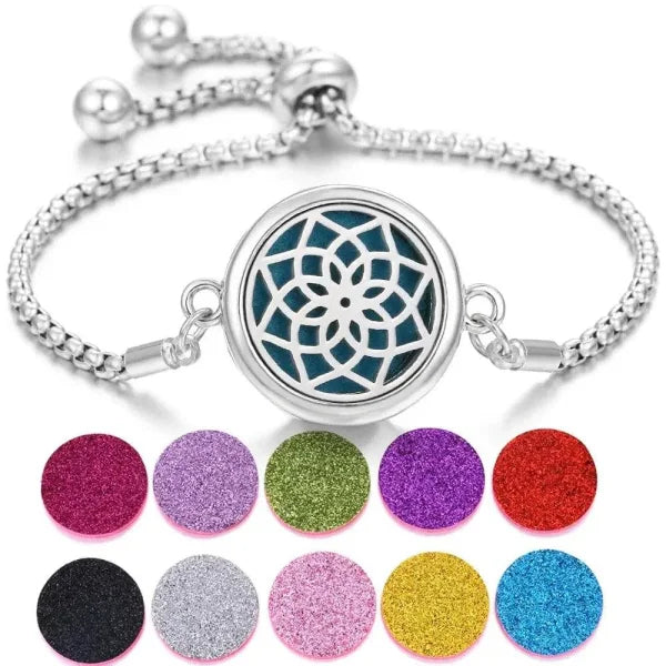 Aroma Diffuser Bracelet - 6-10pcs Sequin Pads