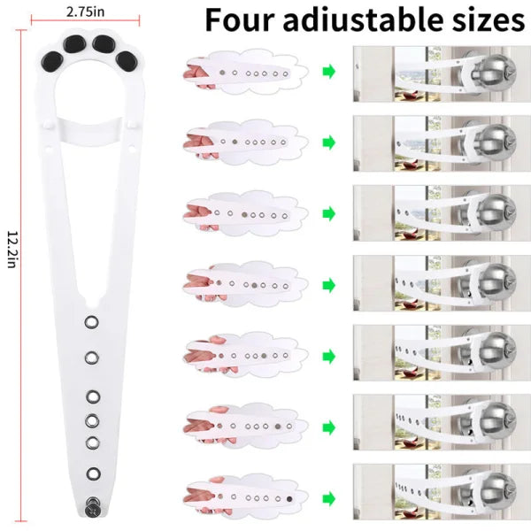 Pet Cat Door Holder Latch Prevents Dogs From Entering Cat Supplies Adjustable Elastic Gate Lock Keep Dog Out Pet Cat Accessories - Himpall