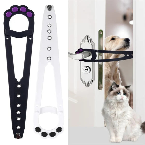 Pet Cat Door Holder Latch Prevents Dogs From Entering Cat Supplies Adjustable Elastic Gate Lock Keep Dog Out Pet Cat Accessories - Himpall