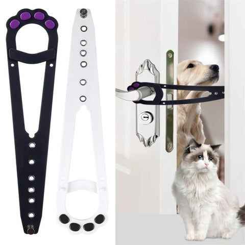 Pet Cat Door Holder Latch Prevents Dogs From Entering Cat Supplies Adjustable Elastic Gate Lock Keep Dog Out Pet Cat Accessories - Himpall