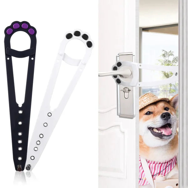 Pet Cat Door Holder Latch Prevents Dogs From Entering Cat Supplies Adjustable Elastic Gate Lock Keep Dog Out Pet Cat Accessories - Himpall