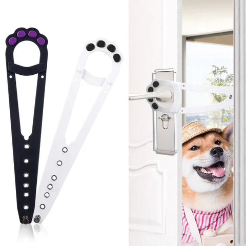 Pet Cat Door Holder Latch Prevents Dogs From Entering Cat Supplies Adjustable Elastic Gate Lock Keep Dog Out Pet Cat Accessories - Himpall