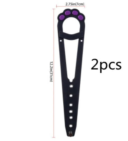 Pet Cat Door Holder Latch Prevents Dogs From Entering Cat Supplies Adjustable Elastic Gate Lock Keep Dog Out Pet Cat Accessories - Himpall