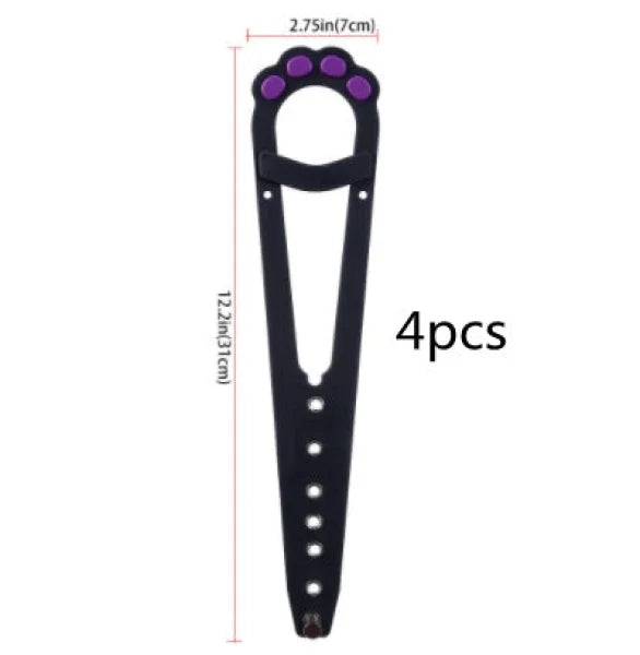 Pet Cat Door Holder Latch Prevents Dogs From Entering Cat Supplies Adjustable Elastic Gate Lock Keep Dog Out Pet Cat Accessories - Himpall