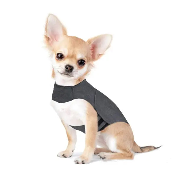 Pet Clothes Dog Anxiety Jacket Warm Vest - Heather Gray / L - Hair Remover