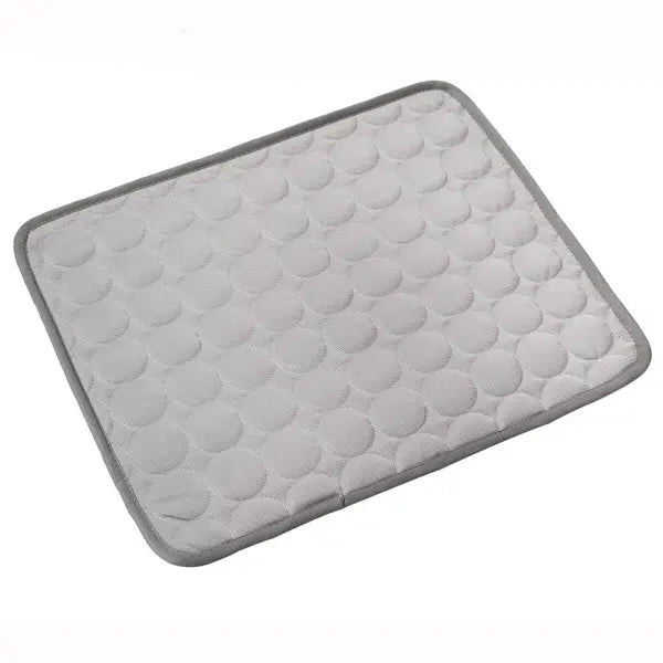 Pet Dog Cat Ice Silk Cold Nest Pad For Cooling In Summer - Gray / 150x100cm
