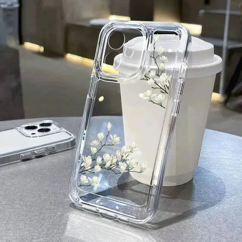 PetalGlow Silicone Flower Mobile Case