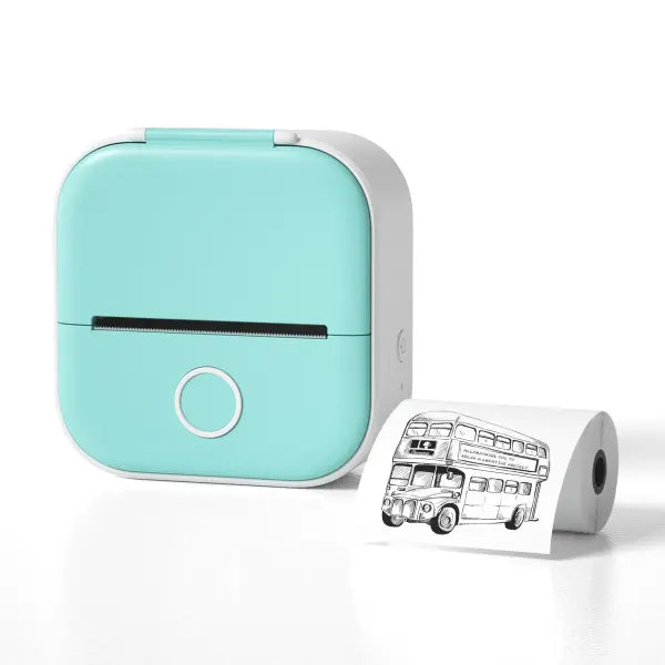Phomemo T02 Portable Bluetooth Thermal Label Printer - All green / USB