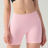 Pilates Peach Hips Knit Shorts Medium Size High Stretch Fitness