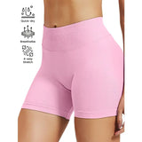 Pilates Peach Hips Knit Shorts Medium Size High Stretch Fitness
