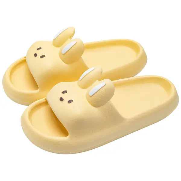 Pillow Rabbit Slippers for Women and Men | House Slides Shower Sandals | Extremely Comfy | Cushioned Thick Sole
