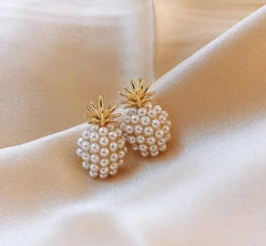 Pineapple Earrings with Gold Variants and Free Shipping Available - Himpall
