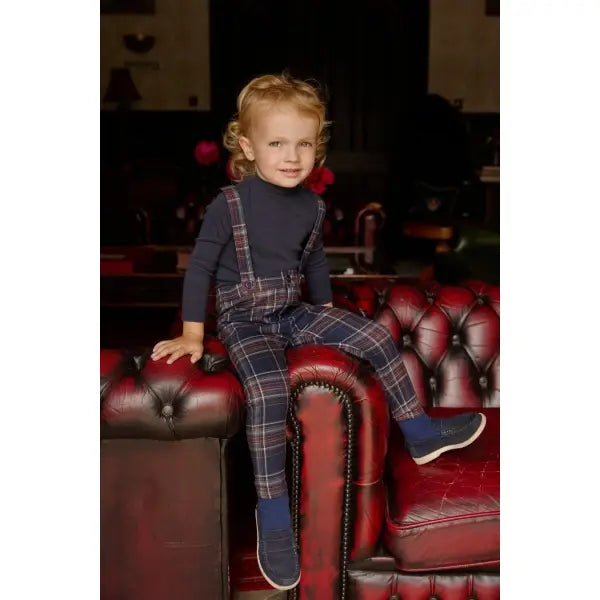 Pinstripe Family Matching Outfit Girls Boys Knitwear Matching Set