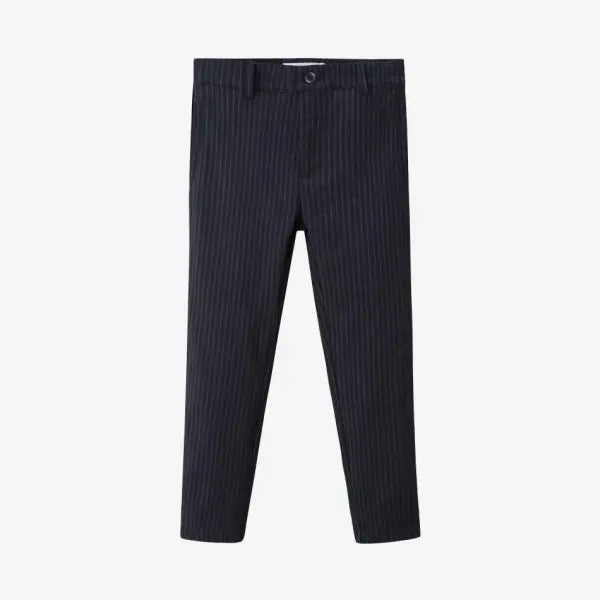 Pinstripe Family Matching Outfit Girls Boys Knitwear Matching Set - Pinstripe Pants / 6y