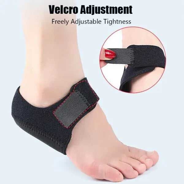 Plantar Fasciitis Heel Spur Foot Support With U-Shaped Silicone Gel Heel Cups for Heel Pain Relief Insoles for Man