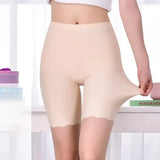 Plus Size Safety Short Pants Seamless Underwear Anti Rub Boxers - skin / XXL