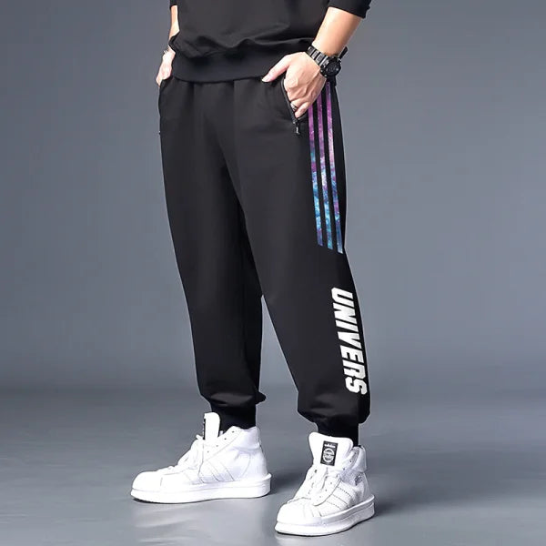 Plus Size Sweatpants with Adjustable Waist and Hips Measurements - Himpall