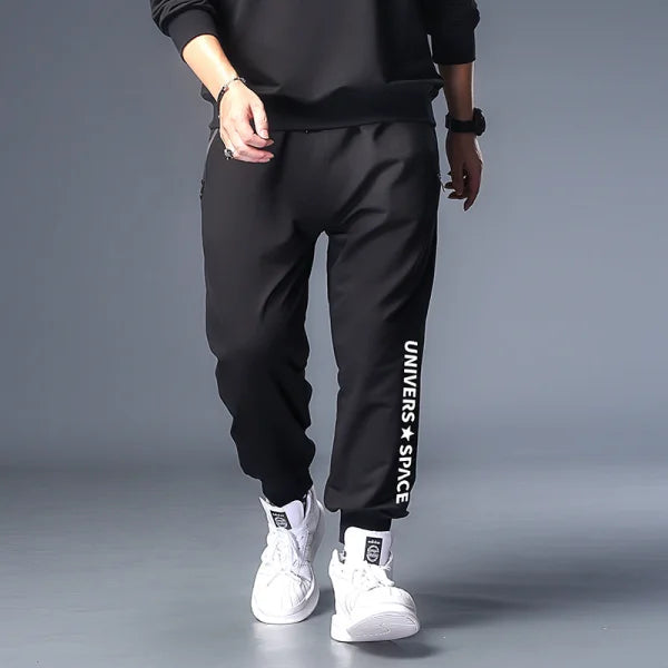 Plus Size Sweatpants with Adjustable Waist and Hips Measurements - Himpall