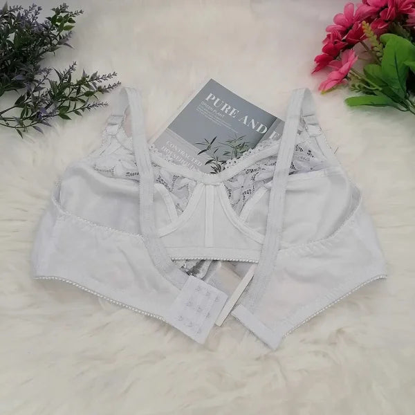 Plus Size Wire-Free Push-Up Bra – Unlined Sexy Lingerie for Women