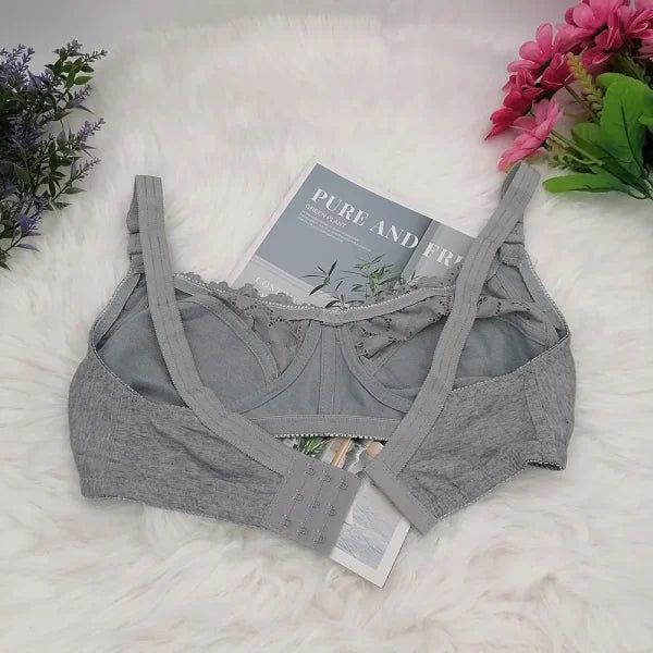 Plus Size Wire-Free Push-Up Bra – Unlined Sexy Lingerie for Women