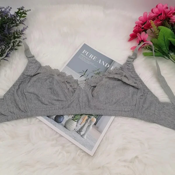 Plus Size Wire-Free Push-Up Bra – Unlined Sexy Lingerie for Women