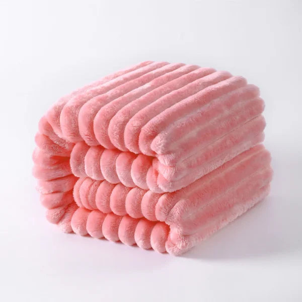 Plush Flannel Fleece Blanket for Ultimate Comfort and Warmth - Pink / 150x200cm / United States