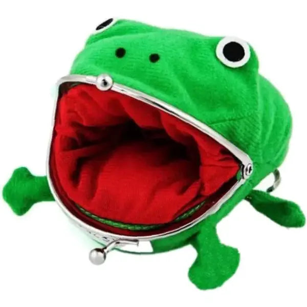 Plush Frog Coin Wallet Anime Ninja Wallet Halloween Role Playing Ninja Theme Party Gift - 1pcs