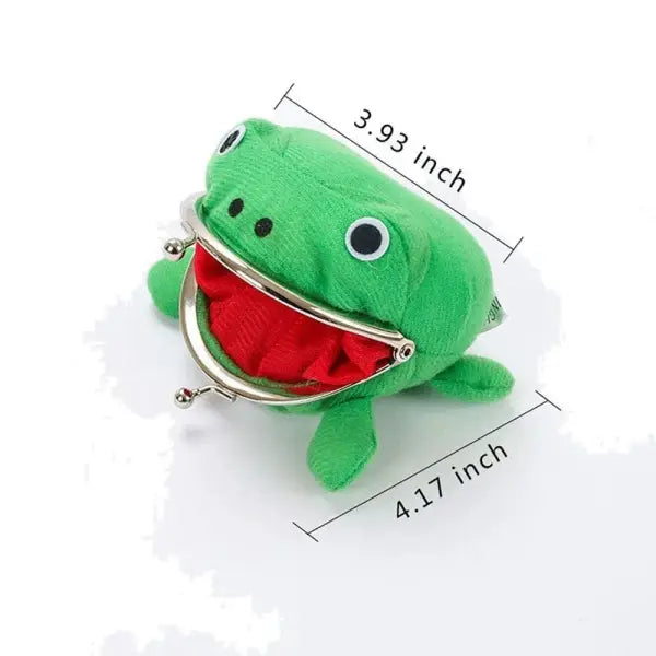 Plush Frog Coin Wallet Anime Ninja Wallet Halloween Role Playing Ninja Theme Party Gift - 1pcs