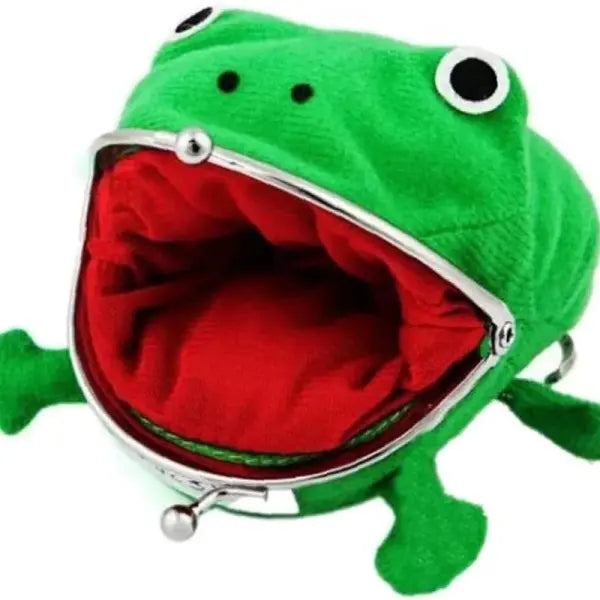 Plush Frog Coin Wallet Anime Ninja Wallet Halloween Role Playing Ninja Theme Party Gift - 1pcs