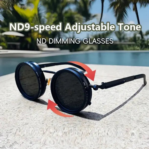 Ah-Mee Polarized Round Sunglasses with Polycarbonate Lenses