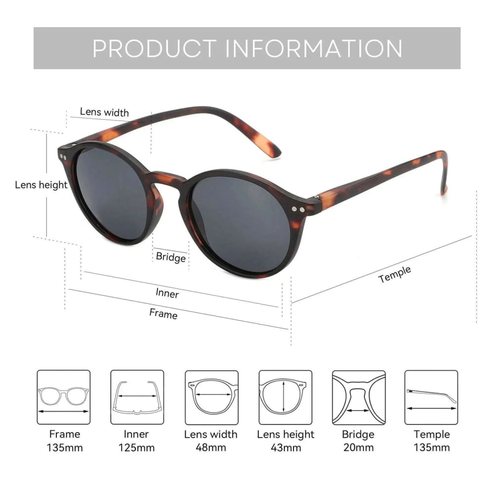 Polarized Sunglasses - ZENOTTIC Retro Style UV Protection