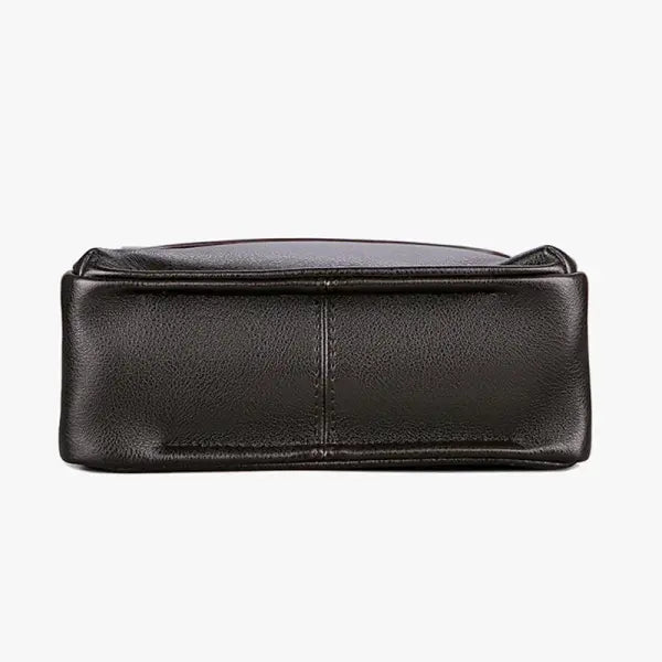Polo Vertical Shoulder Bag Synthetic Leather Trendy Business Crossbody