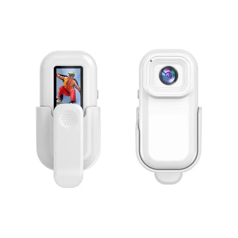 Portable 1080p HD Camera Back Splint with Thumb Hole - L8 White