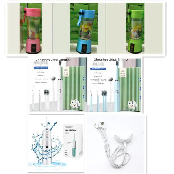 Portable Blender Hair Remover Environmentally Friendly Mini Travel Tool - Set3 / Six Knives