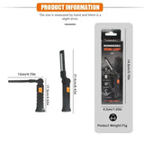 Portable COB LED Flashlight USB Rechargeable Work Light Magnetic Lanterna Hanging Lamp with Built-in Battery Camping