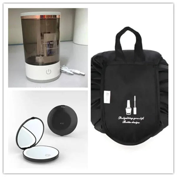 Portable Electric Makeup Brush Cleaner with USB Charging - Himpall