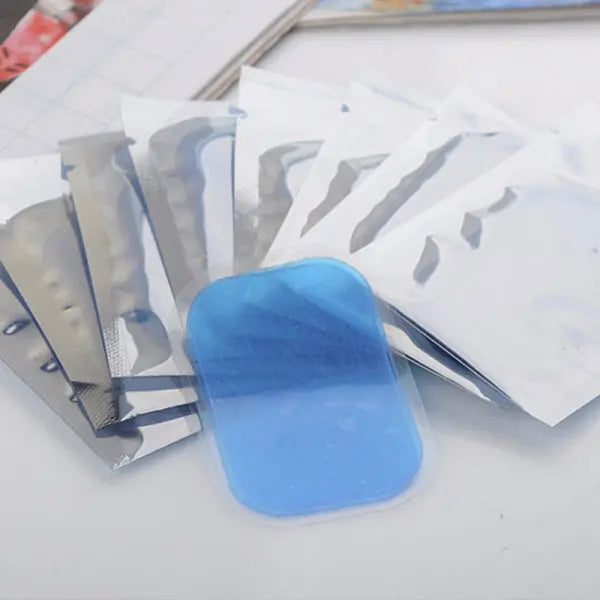 Portable EMS Device for Muscle Training and Abdominal Toning - 10pcs Alternative gel