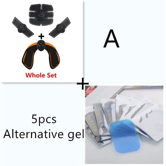 Portable EMS Device for Muscle Training and Abdominal Toning - A Set1